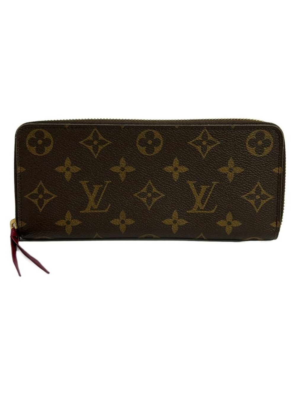 Louis Vuitton Wallet Monogram Portefeuille Clemence Fuchsia